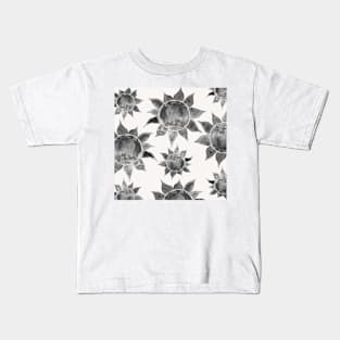 Gray sun Kids T-Shirt